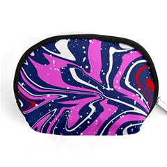 Texture Multicolour Grunge Accessory Pouch (medium) by Cemarart