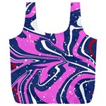 Texture Multicolour Grunge Full Print Recycle Bag (XXXL) Front