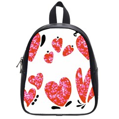 Elements Scribbles Brush Doodles School Bag (small) by Cemarart