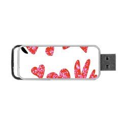 Elements Scribbles Brush Doodles Portable Usb Flash (two Sides) by Cemarart