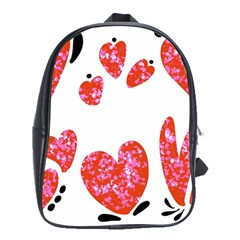 Elements Scribbles Brush Doodles School Bag (xl) by Cemarart