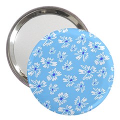 Flowers Pattern Print Floral Cute 3  Handbag Mirrors by Cemarart