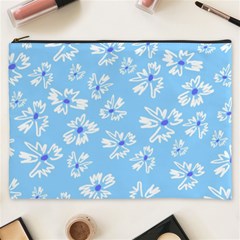 Flowers Pattern Print Floral Cute Cosmetic Bag (xxxl) by Cemarart