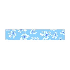 Flowers Pattern Print Floral Cute Premium Plush Fleece Scarf (mini) by Cemarart