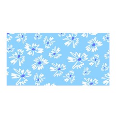 Flowers Pattern Print Floral Cute Satin Wrap 35  X 70  by Cemarart