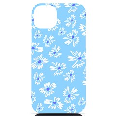 Flowers Pattern Print Floral Cute Iphone 14 Plus Black Uv Print Case by Cemarart