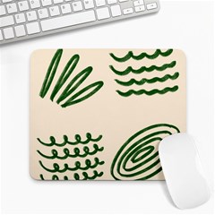 Elements Scribbles Wiggly Lines Large Mousepad by Cemarart