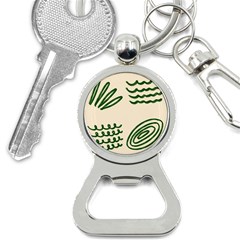 Elements Scribbles Wiggly Lines Bottle Opener Key Chain by Cemarart