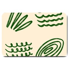 Elements Scribbles Wiggly Lines Large Doormat by Cemarart