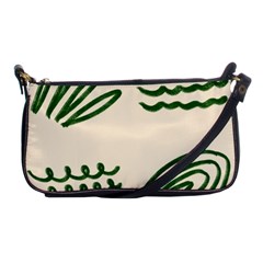 Elements Scribbles Wiggly Lines Shoulder Clutch Bag by Cemarart