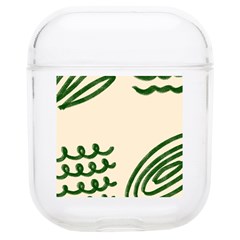 Elements Scribbles Wiggly Lines Soft Tpu Airpods 1/2 Case by Cemarart