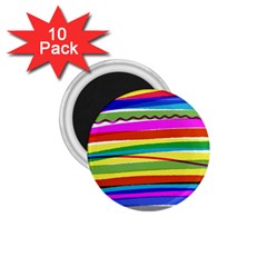 Print Ink Colorful Background 1 75  Magnets (10 Pack)  by Cemarart