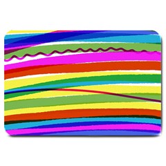 Print Ink Colorful Background Large Doormat by Cemarart