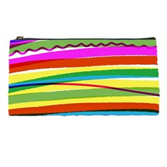 Print Ink Colorful Background Pencil Case by Cemarart