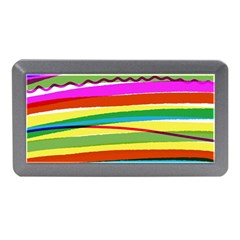 Print Ink Colorful Background Memory Card Reader (mini) by Cemarart