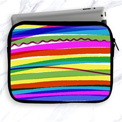 Print Ink Colorful Background Apple Ipad 2/3/4 Zipper Cases by Cemarart