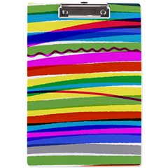 Print Ink Colorful Background A4 Acrylic Clipboard by Cemarart