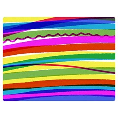 Print Ink Colorful Background Premium Plush Fleece Blanket (extra Small) by Cemarart