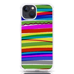 Print Ink Colorful Background Iphone 13 Tpu Uv Print Case by Cemarart