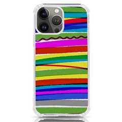 Print Ink Colorful Background Iphone 13 Pro Max Tpu Uv Print Case by Cemarart