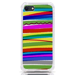 Print Ink Colorful Background Iphone Se by Cemarart