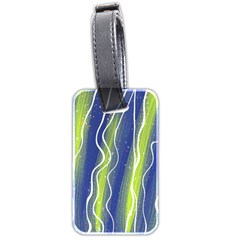 Texture Multicolour Gradient Grunge Luggage Tag (two Sides) by Cemarart