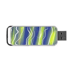 Texture Multicolour Gradient Grunge Portable Usb Flash (one Side) by Cemarart