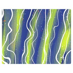 Texture Multicolour Gradient Grunge Two Sides Premium Plush Fleece Blanket (medium) by Cemarart