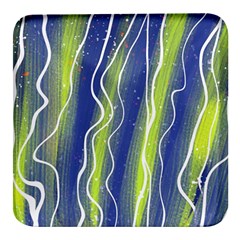 Texture Multicolour Gradient Grunge Square Glass Fridge Magnet (4 Pack) by Cemarart