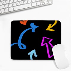 Colorful Arrows Kids Pointer Small Mousepad by Cemarart