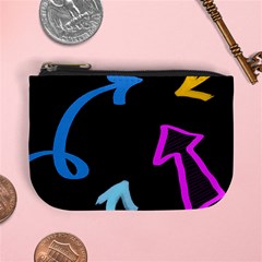 Colorful Arrows Kids Pointer Mini Coin Purse by Cemarart