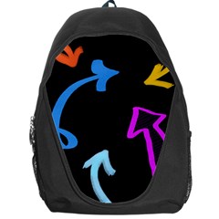 Colorful Arrows Kids Pointer Backpack Bag by Cemarart