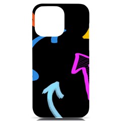 Colorful Arrows Kids Pointer Iphone 14 Pro Max Black Uv Print Case by Cemarart