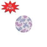 Blob Gradient Blur Scatter 1  Mini Buttons (10 pack)  Front