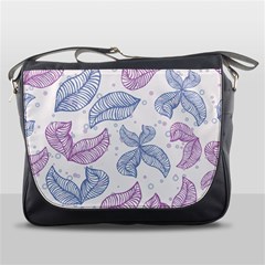 Blob Gradient Blur Scatter Messenger Bag by Cemarart