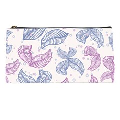 Boho Bohemian Flower Beige Brown Pencil Case by Cemarart