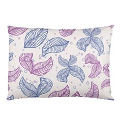 Leaves Line Art Background Pillow Case (two Sides) by Cemarart