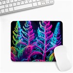 Spring Flower Neon Wallpaper Small Mousepad Front