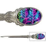 Spring Flower Neon Wallpaper Letter Opener Front