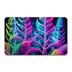 Spring Flower Neon Wallpaper Magnet (Rectangular) Front