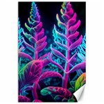 Spring Flower Neon Wallpaper Canvas 24  x 36  23.35 x34.74  Canvas - 1