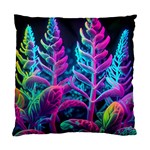 Spring Flower Neon Wallpaper Standard Cushion Case (Two Sides) Back