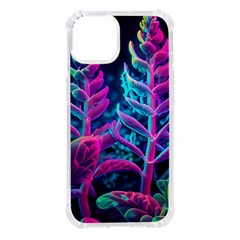 Spring Flower Neon Wallpaper Iphone 14 Tpu Uv Print Case by Cemarart