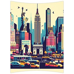 Skyscrapers City Usa Back Support Cushion by Cemarart