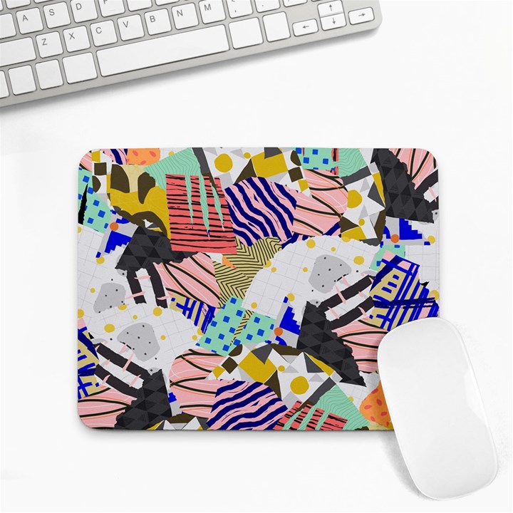 Digital Paper Scrapbooking Abstract Small Mousepad