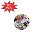 Digital Paper Scrapbooking Abstract 1  Mini Magnets (100 pack)  Front