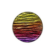 Rainbow Wood Digital Paper Pattern Hat Clip Ball Marker by Cemarart