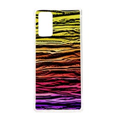 Rainbow Wood Digital Paper Pattern Samsung Galaxy Note 20 Tpu Uv Case by Cemarart