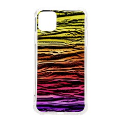 Rainbow Wood Digital Paper Pattern Iphone 11 Pro Max 6 5 Inch Tpu Uv Print Case by Cemarart