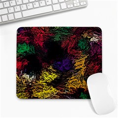 Eiffel Tower Pattern Wallpaper Large Mousepad by Cemarart